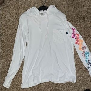 PINK shirt with hood